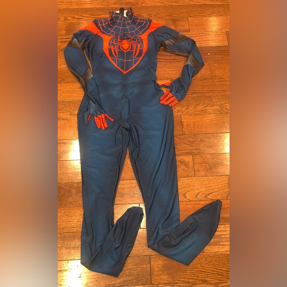 Marvel Spider-Man: Spider-Verse Miles Morales Costume (Fits 4’5″–4’11″)